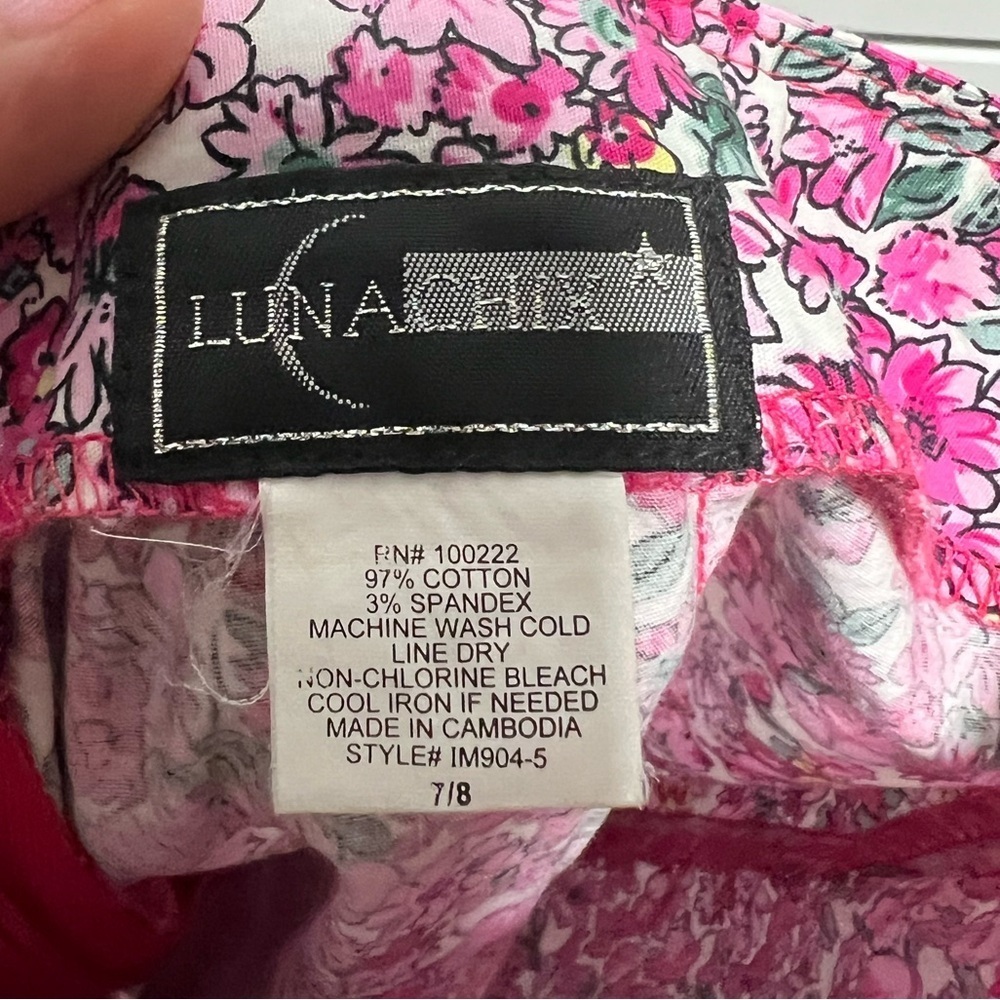Floral Pink Women's Skirt by Luna Chix, sz 7/8 - Picture 6 of 6